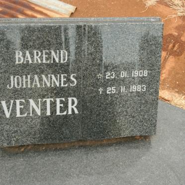 VENTER Barend Johannes 1908-1983