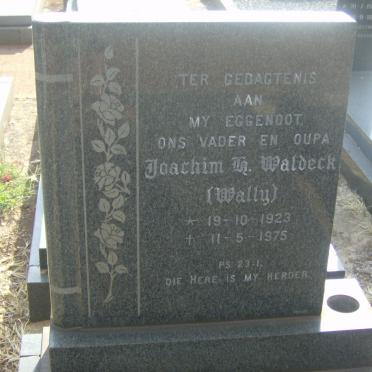 WALDECK Joachim H. 1923-1975