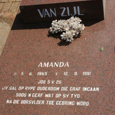 ZIJL Amanda, van 1965-1991