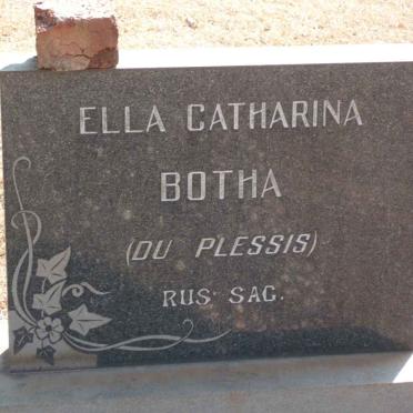 BOTHA Ella Catharina nee DU PLESSIS