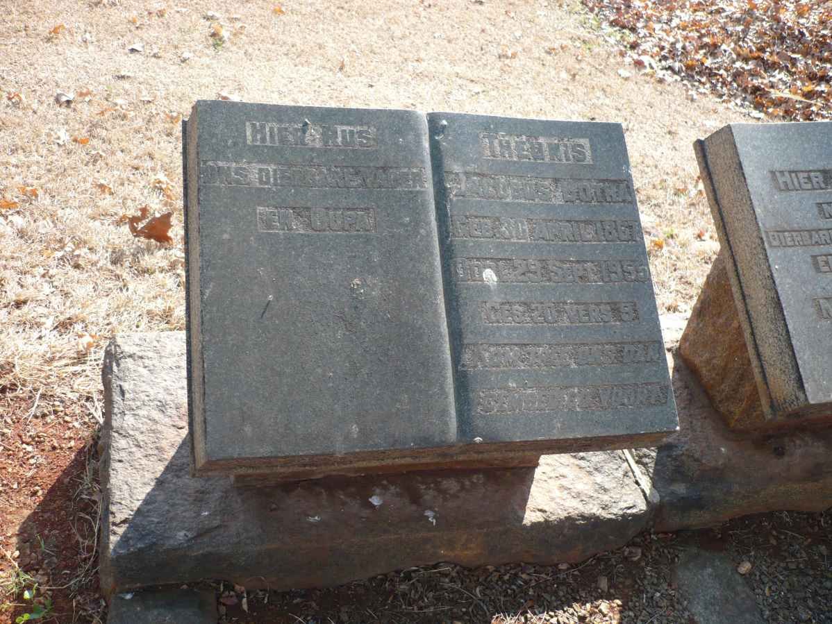 BOTHA Theunis Jacobus 1867-1955