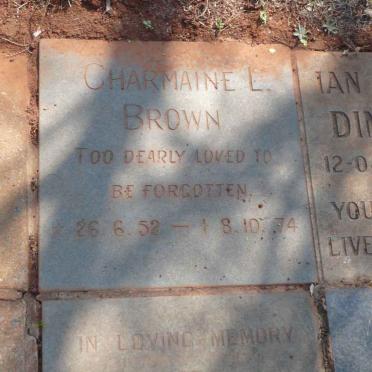 BROWN Charmaine L. 1952-1974