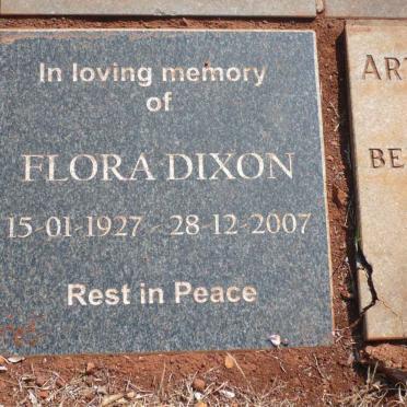 DIXON Flora 1927-2007