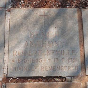BENCH Anthony Robert Neville 1945-1991
