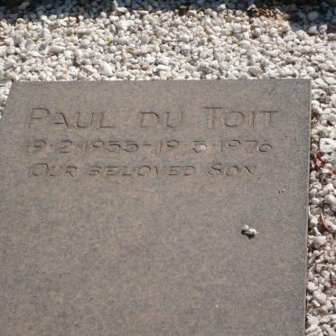 TOIT Paul, du 1955-1976