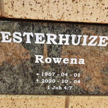 ESTERHUIZEN Rowena 1967-2020