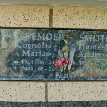 SMITH James Andrew 1917-2005 :: KOEKEMOER Cornelia Maria 1918-2004
