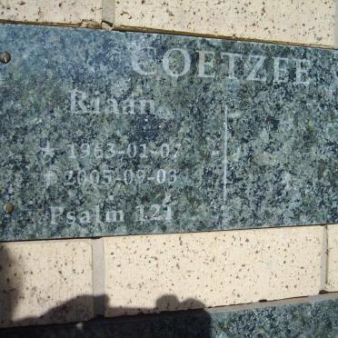 COETZEE Riaan 1963-2005