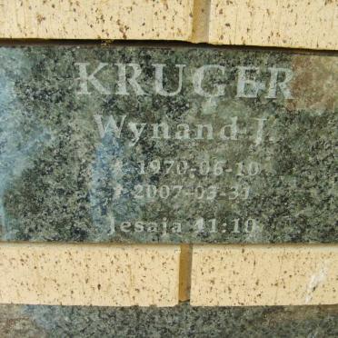 KRUGER Wynand J. 1970-2007