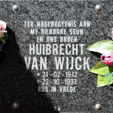 WIJCK Huibrecht, van 1942-1997