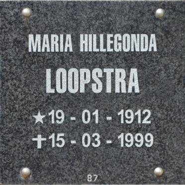 LOOPSTRA Maria Hillegonda 1912-1999