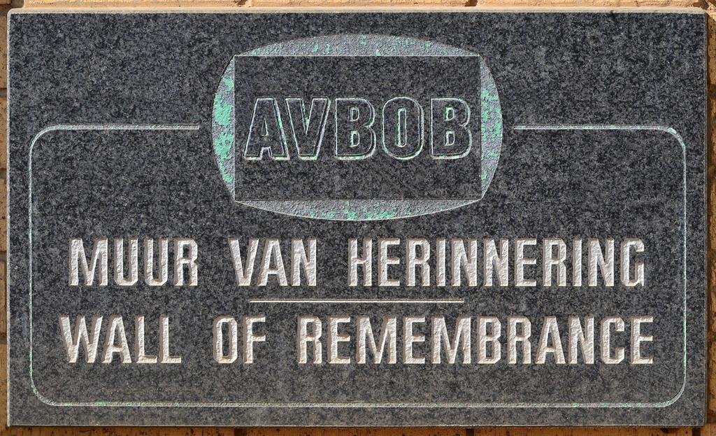 1. WALL OF REMEMBRANCE