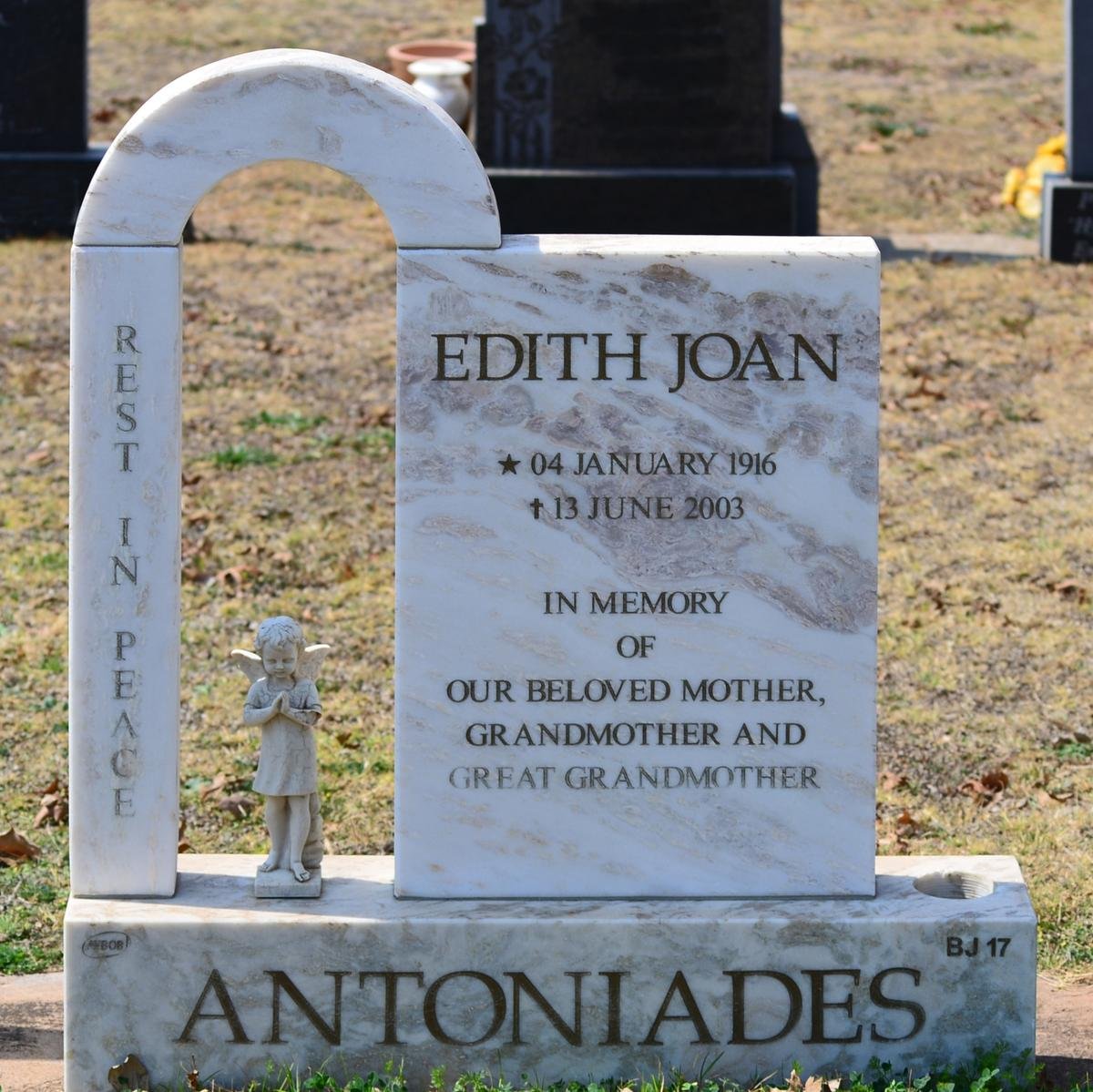 ANTONIADES Edith Joan 1916-2003