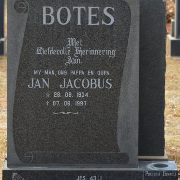 BOTES Jan Jacobus 1934-1997