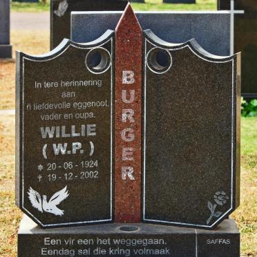 BURGER W.P. 1924-2002