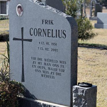 CORNELIUS Frik 1951-2007