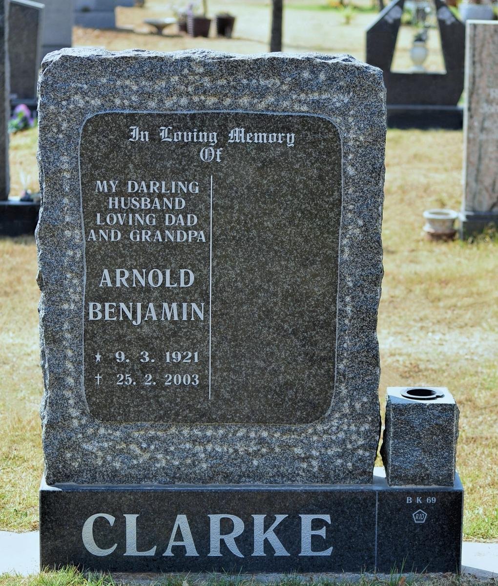 CLARKE Arnold Benjamin 1921-2003
