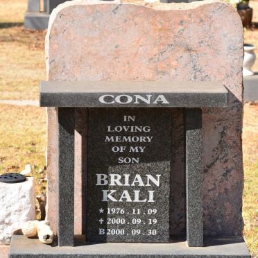 CONA Brian Kali 1976-2000
