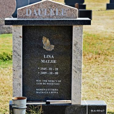 DAULELE Lina Matjie 1945-2009