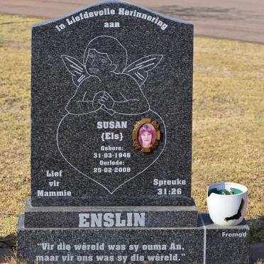 ENSLIN Susan nee ELS 1946-2008