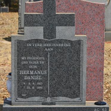 GRIESSEL Hermanus Daniël 1933-1996