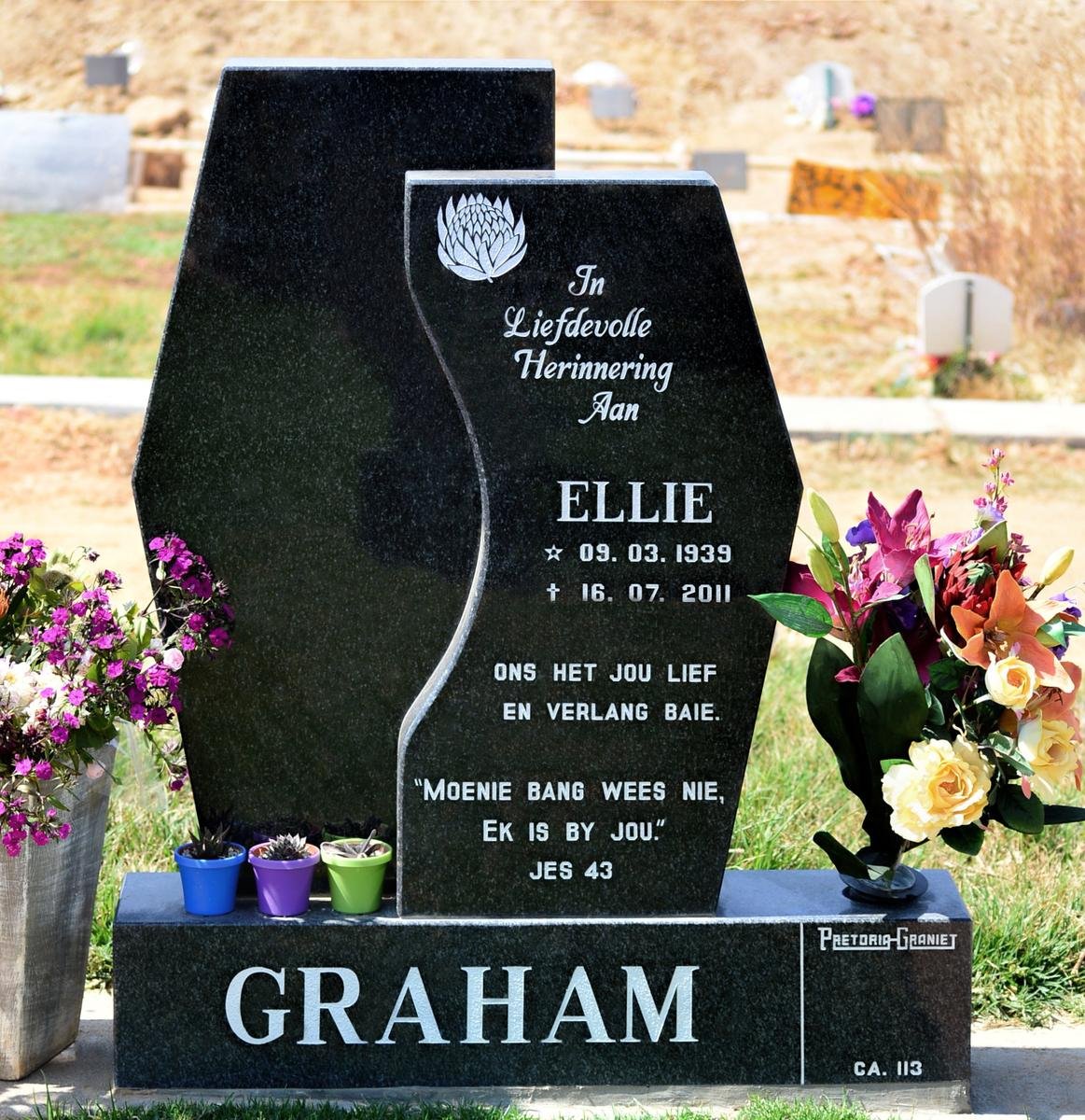 GRAHAM Ellie Sophia 1939-2011