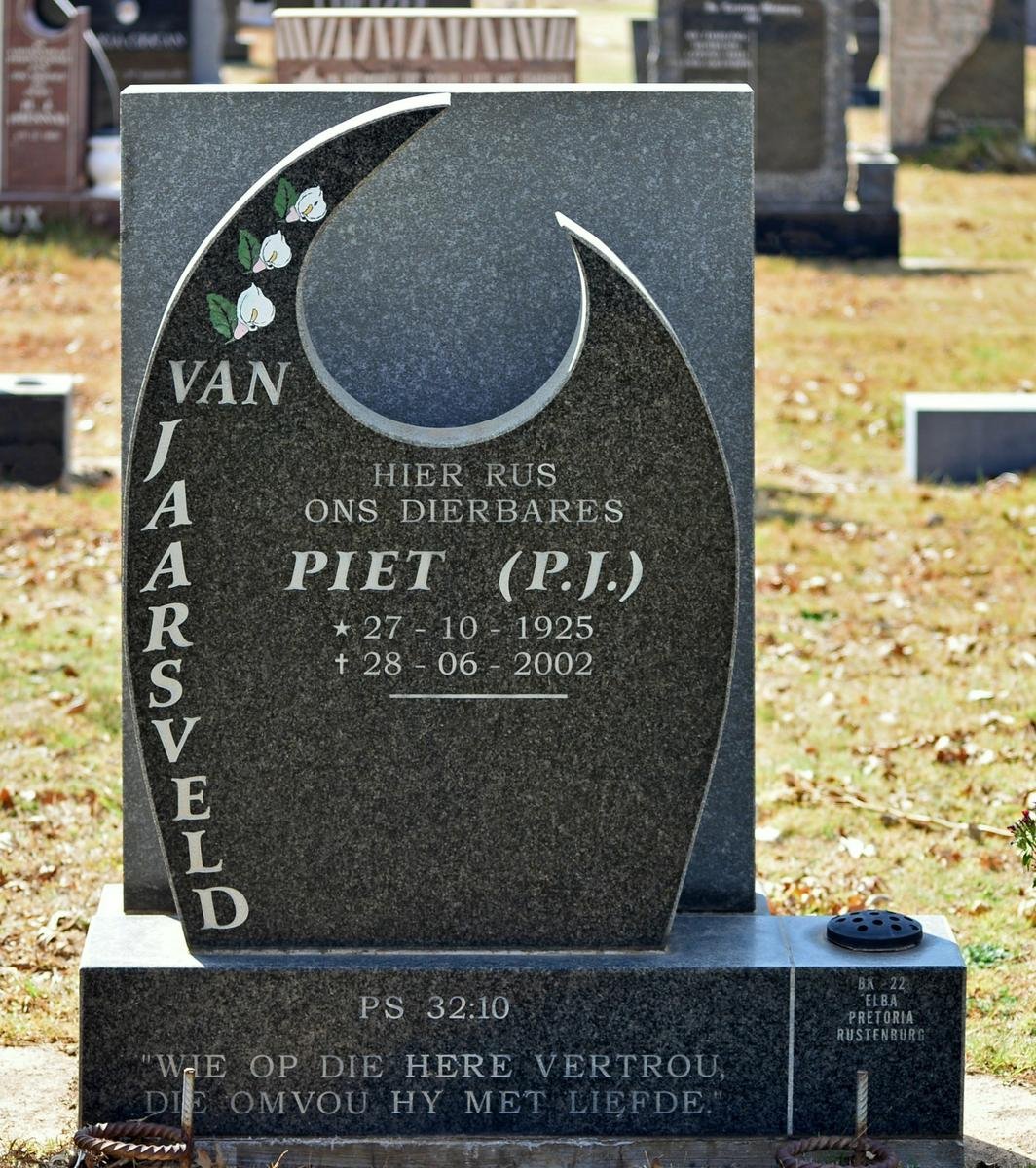 JAARSVELD P.J., van 1925-2002