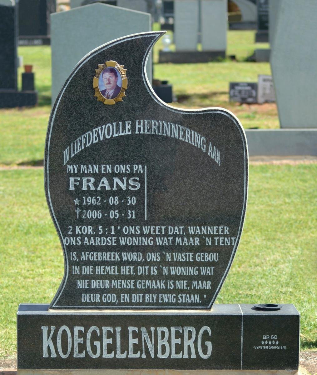 KOEGELENBERG Frans 1962-2006