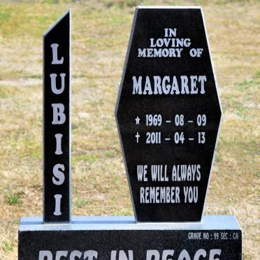 LUBISI Margaret 1969-2011