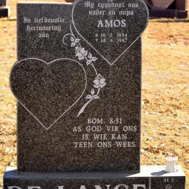 LANGE Amos, de 1934-1997