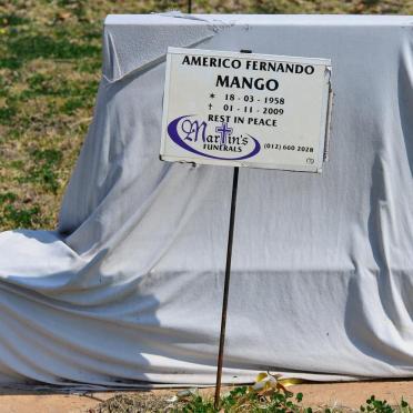 MANGO Americo Fernando 1958-2009