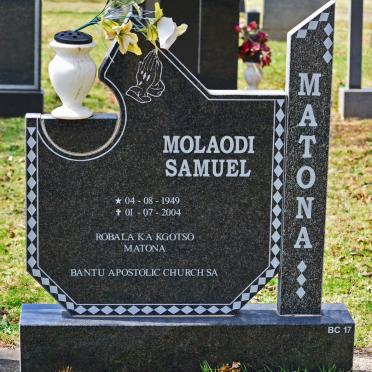 MATONA Molaodi Samuel 1949-2004
