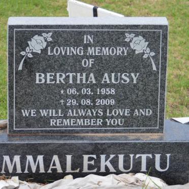 MMALEKUTU Bertha Ausy 1958-2009