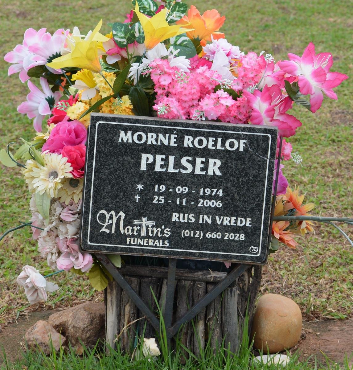 PELSER Morné Roelof 1974-2006