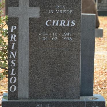 PRINSLOO Chris 1947-1998