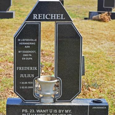 REICHEL Frederik Julius 1935-2009