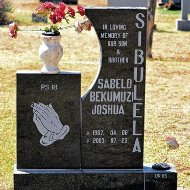 SIBULELA Sabelo Bekumuzi Joshua 1987-2003