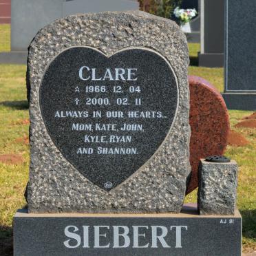 SIEBERT Clare 1966-2000