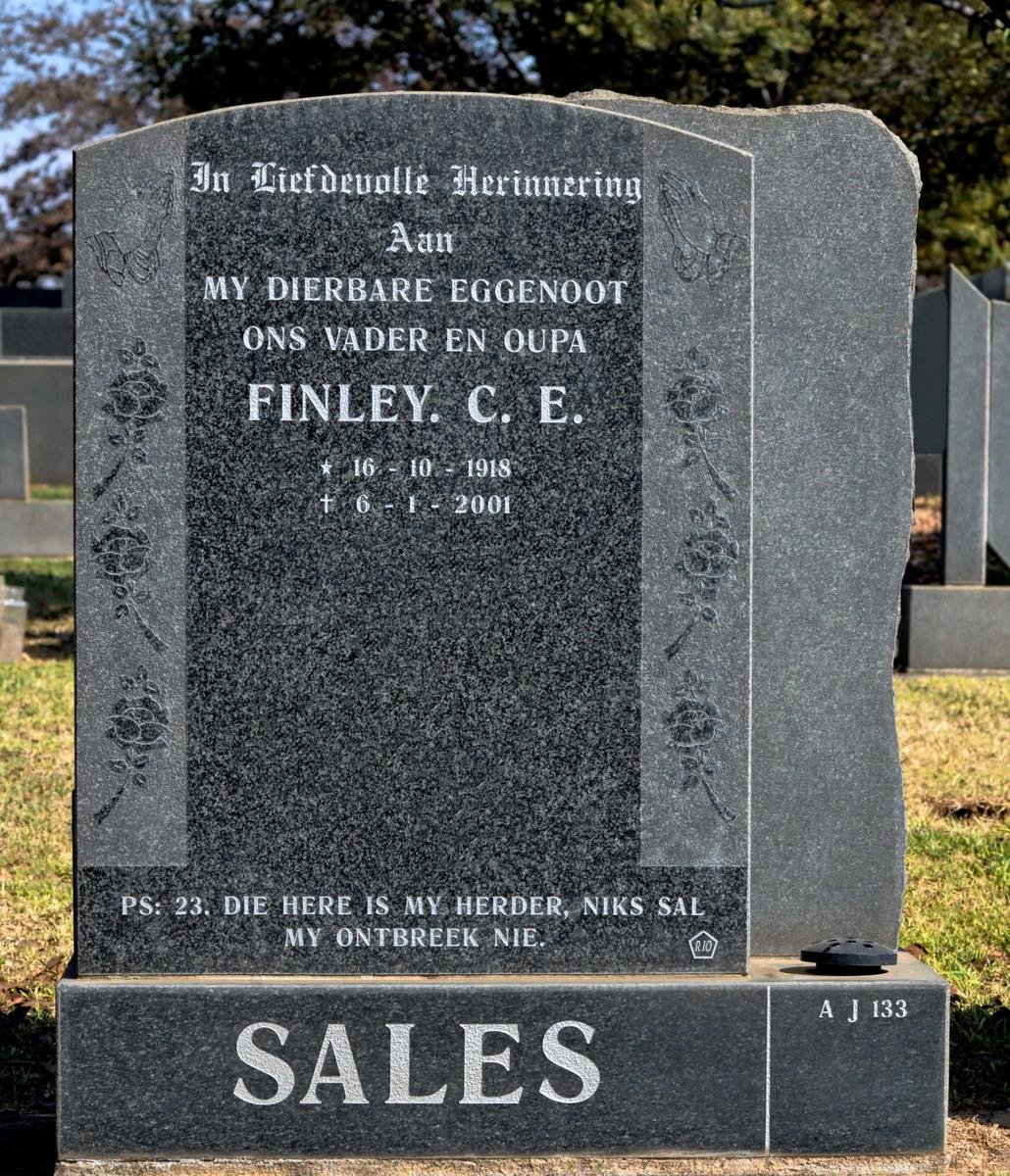 SALES Finley C. E. 1918-2001