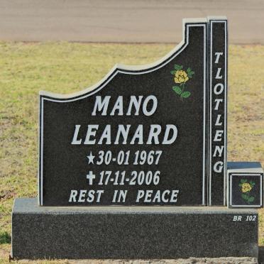TLOTLENG Mano Leanard 1967-2006