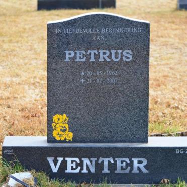 VENTER Petrus 1963-2007