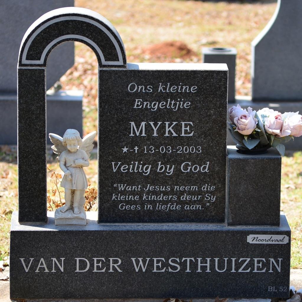 WESTHUIZEN Myke, van der 2003-2003
