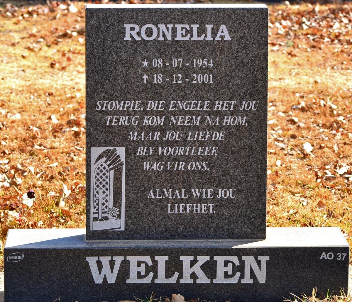 WELKEN Ronelia 1954-2001