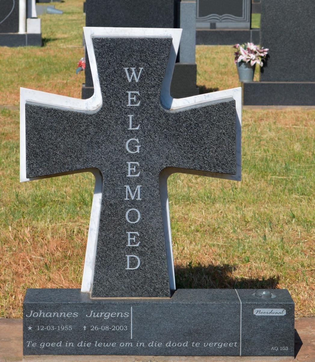 WELGEMOED Johannes Jurgens 1955-2003
