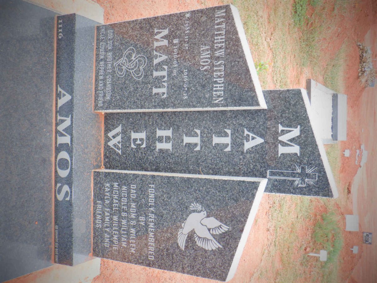 AMOS Matthew Stephen 1988-2016