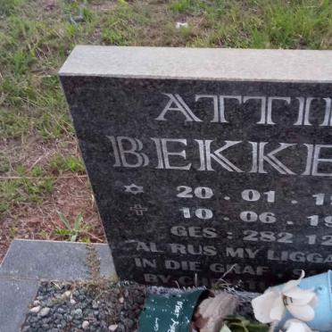 BEKKER Attie 1941-1997
