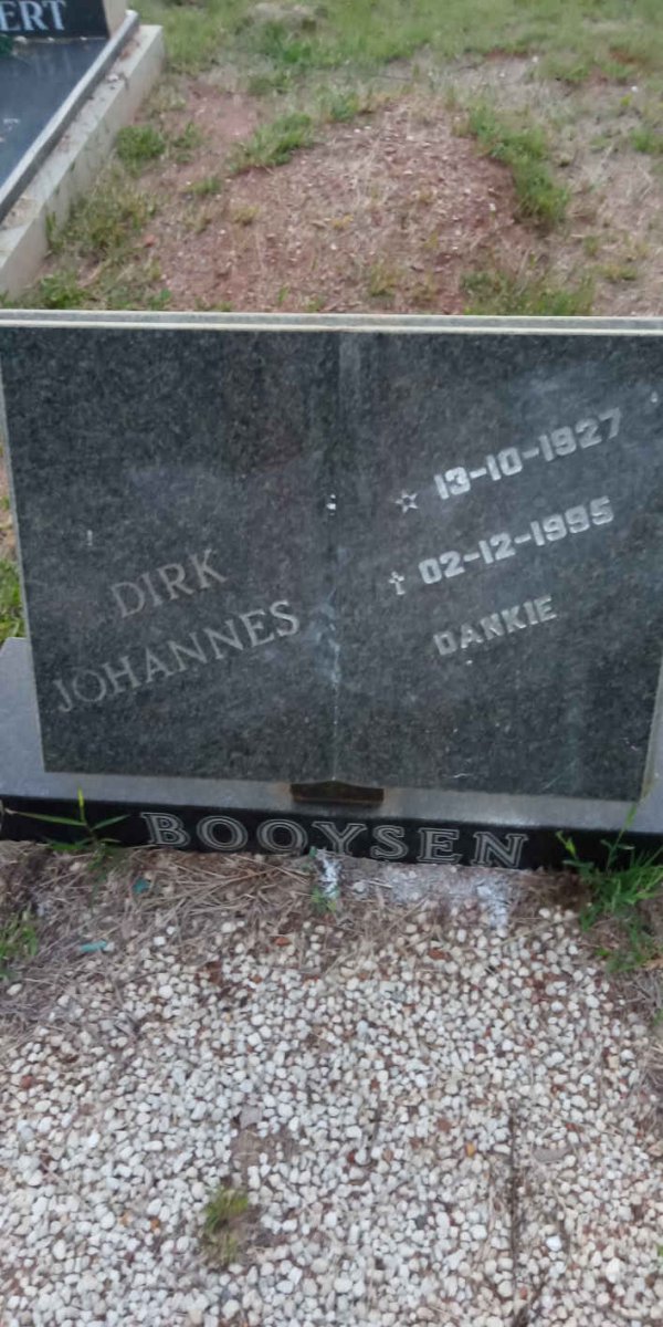 BOOYSEN Dirk Johannes 1927-1995