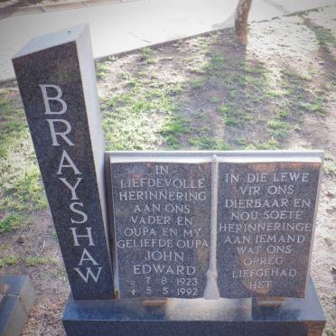 BRAYSHAW John Edward 1923-1992