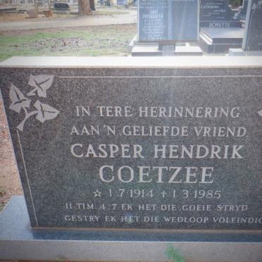 COETZEE Casper Hendrik 1914-1985