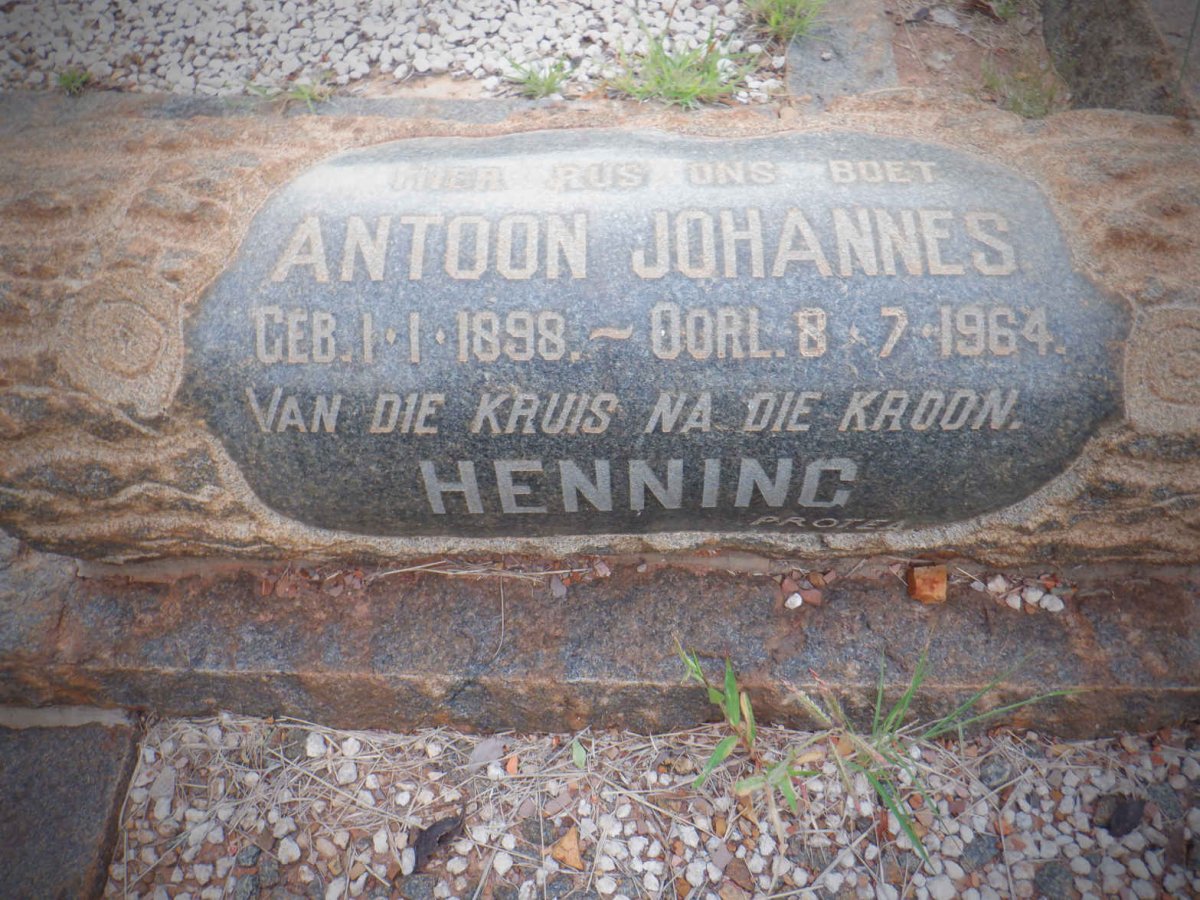 HENNING Antoon Johannes 1898-1964